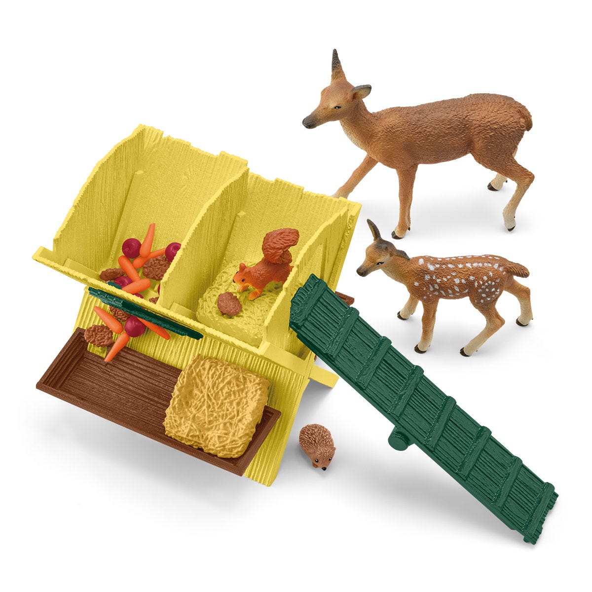 Schleich WILD LIFE Mangiatoia nel Bosco 42658 animali foresta