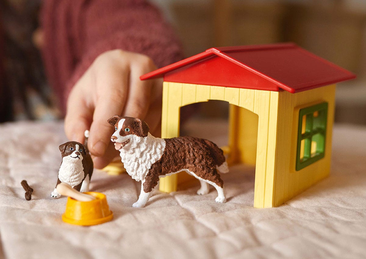 Schleich Farm World 42573 cuccia per cani playset