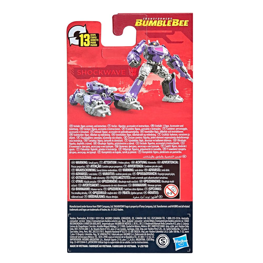 Transformers Studio Series Shockwave action figure veicolo 8,5 cm