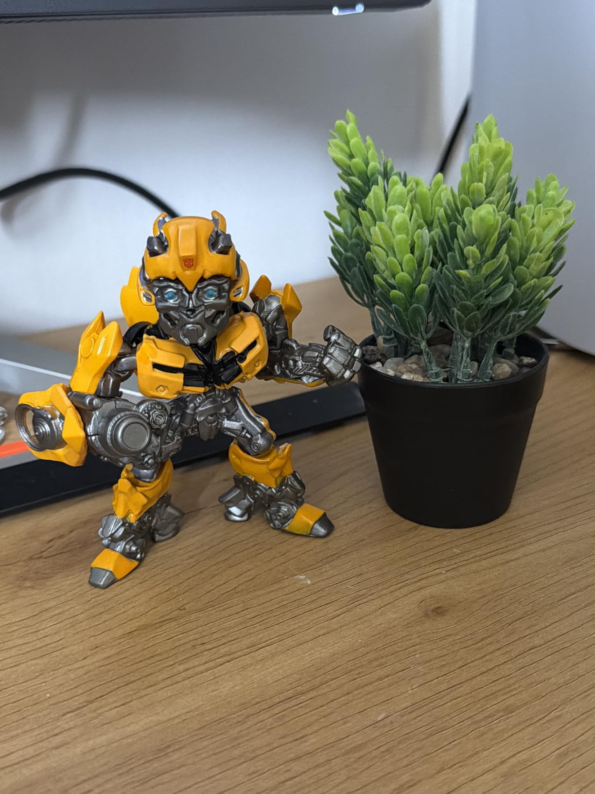 Transformers Bumblebee statuetta die-cast 10 cm gialla