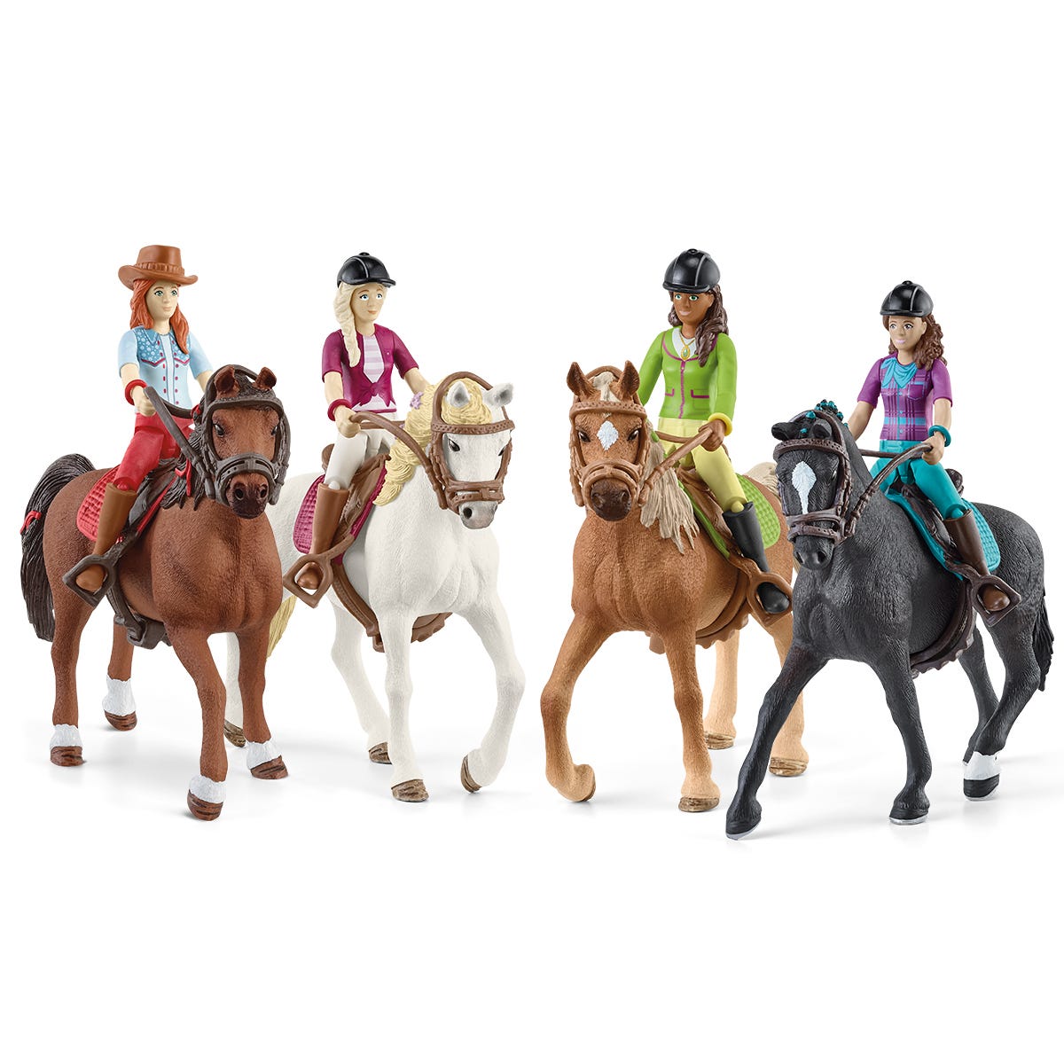 Schleich Horse Club Cavalcata 72221 con 4 cavalli