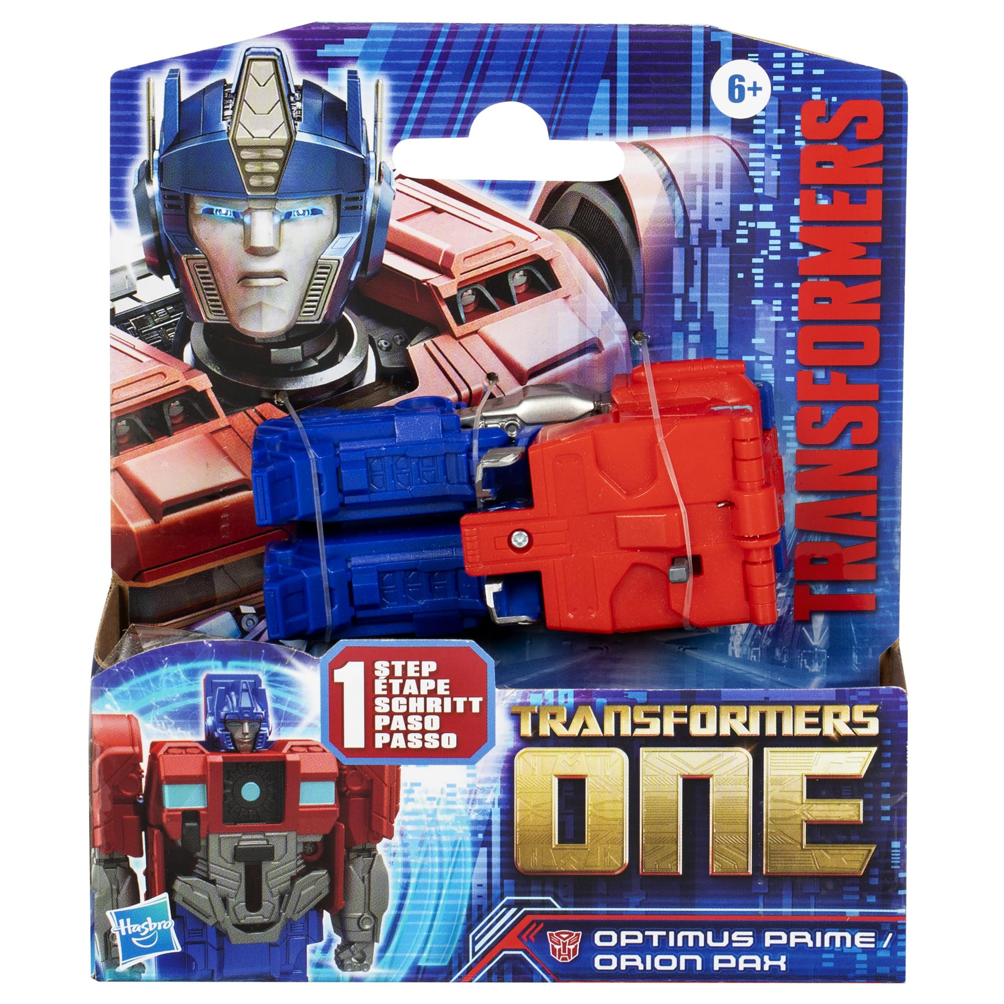 Transformers One Cog Changer Optimus Prime action figure camion 10 cm