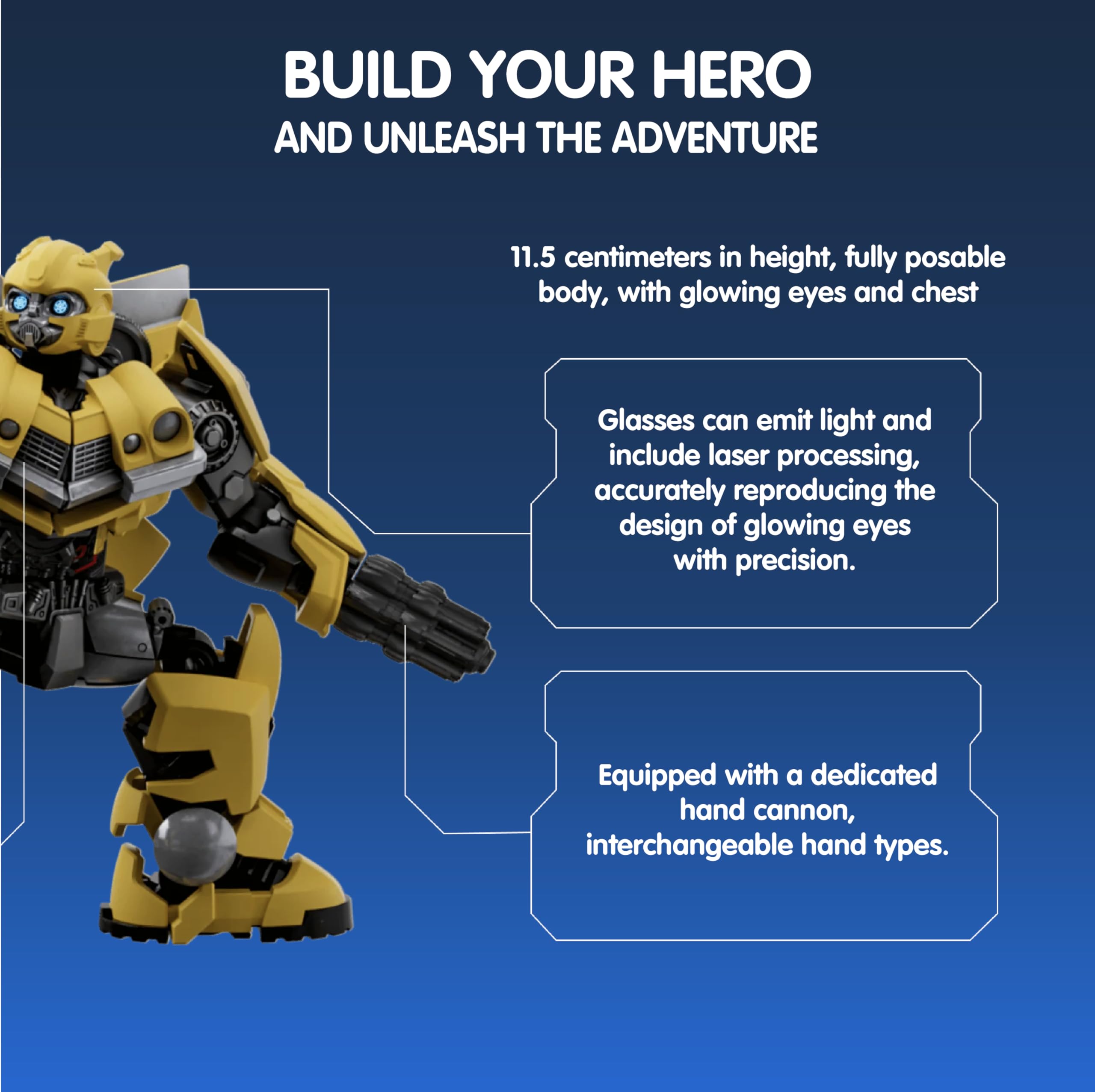 Transformers Blokees Classic 02 Bumblebee model kit da costruire