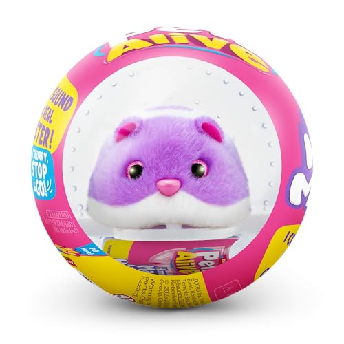 Pets Alive Hamster Mania viola peluche interattivo 20 suoni