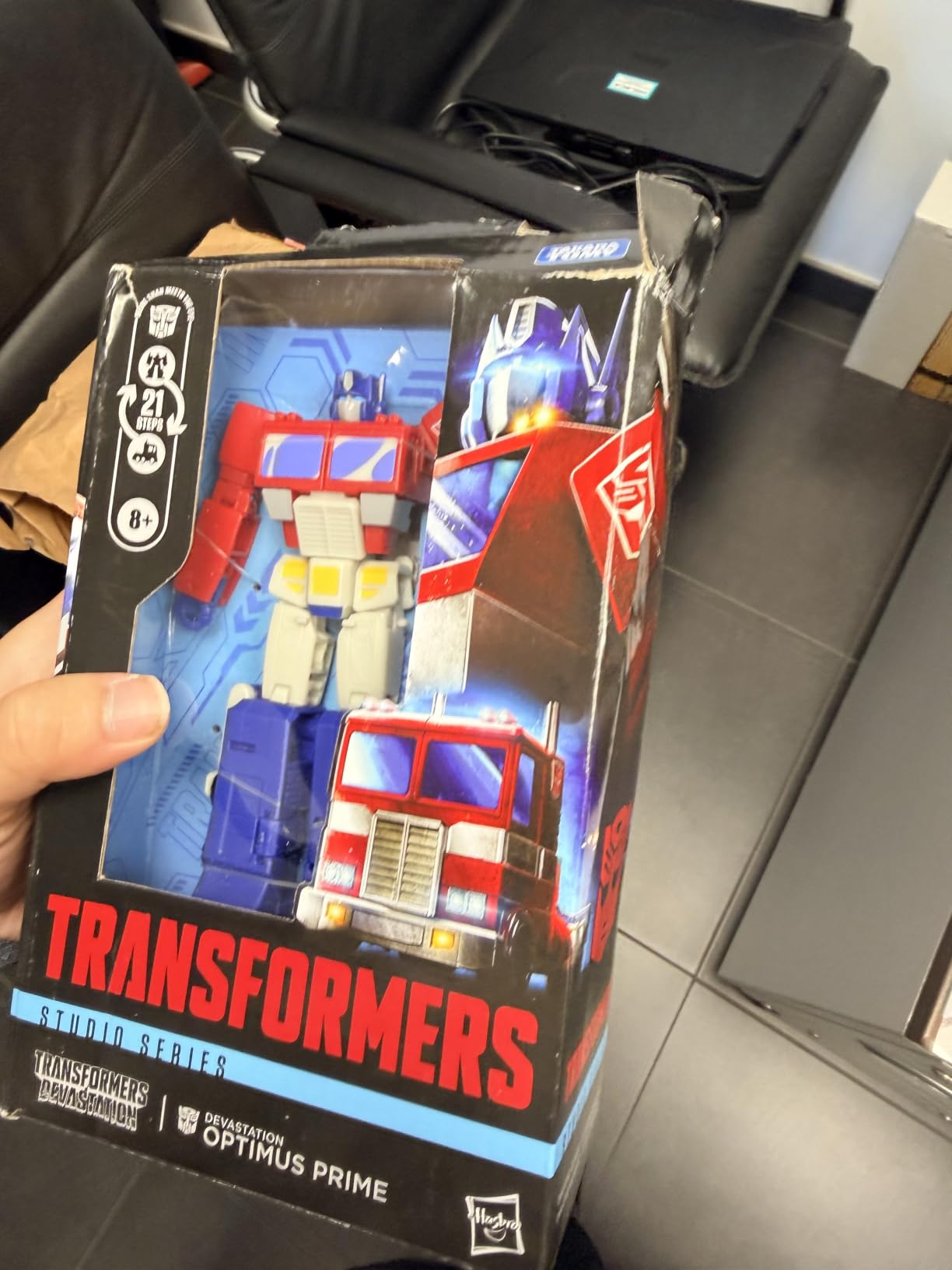 Transformers Studio Series Optimus Prime action figure Devastation