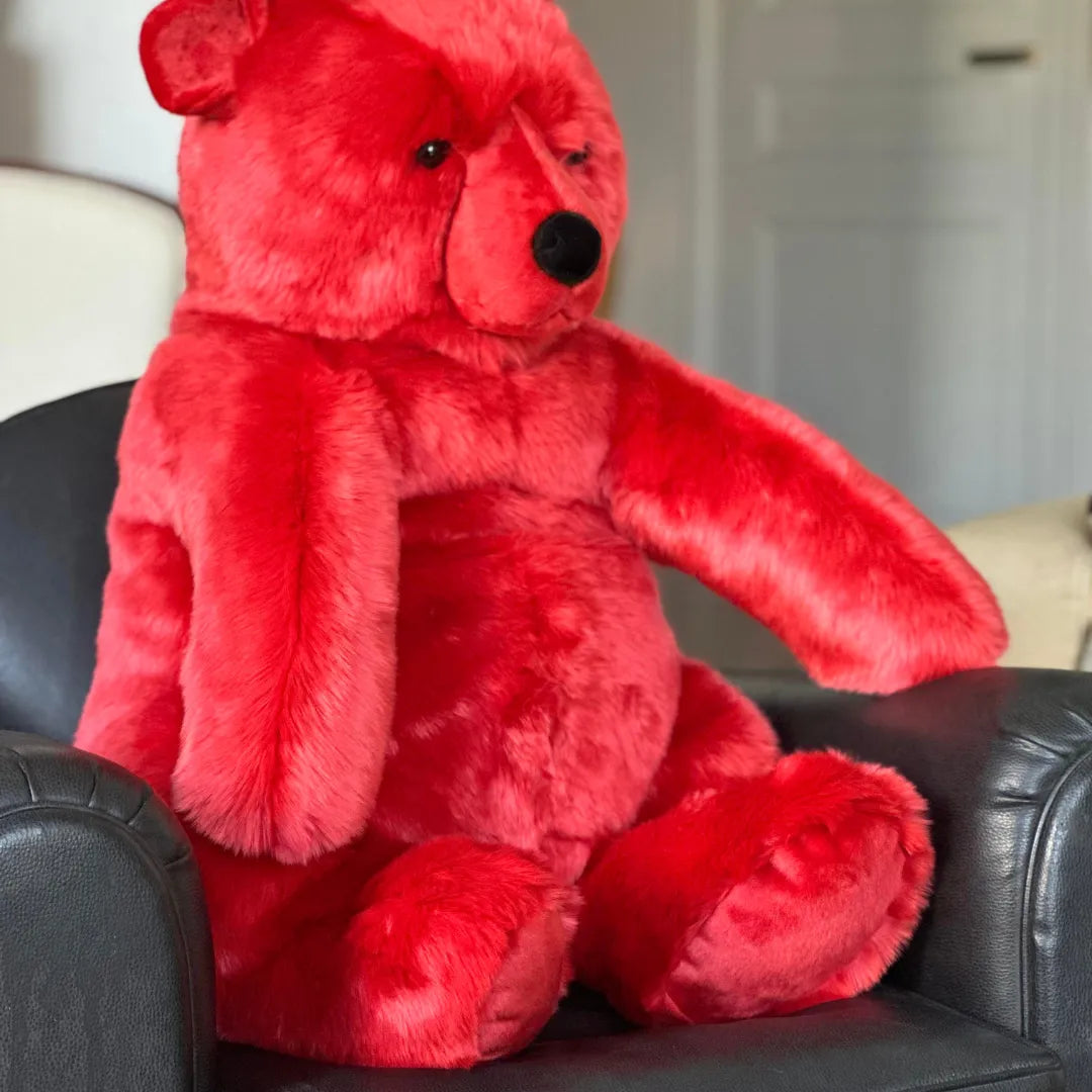 La Pelucherie Red Jules Bear orsacchiotto Small 35cm rosso
