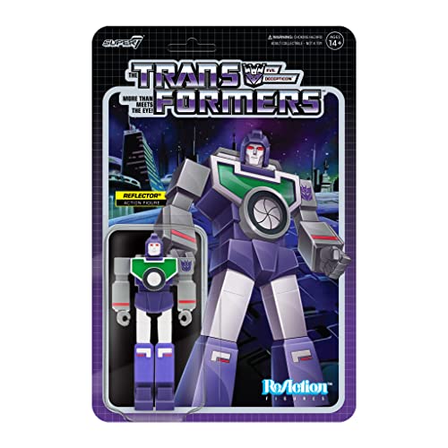Transformers ReAction Reflector action figure 9,5 cm cartone