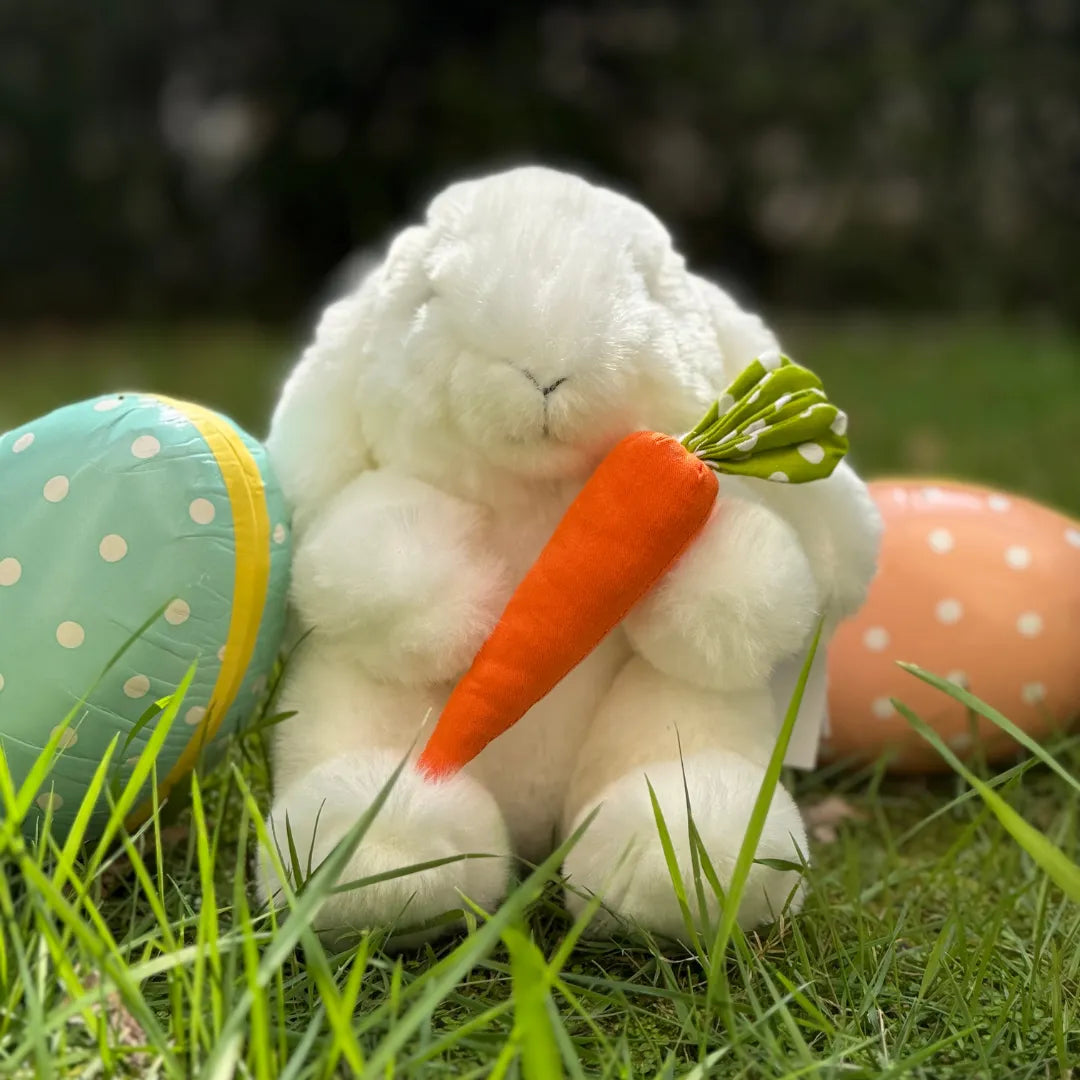 La Pelucherie Rabbits Ernest Carrot Crunch peluche coniglio 20 cm