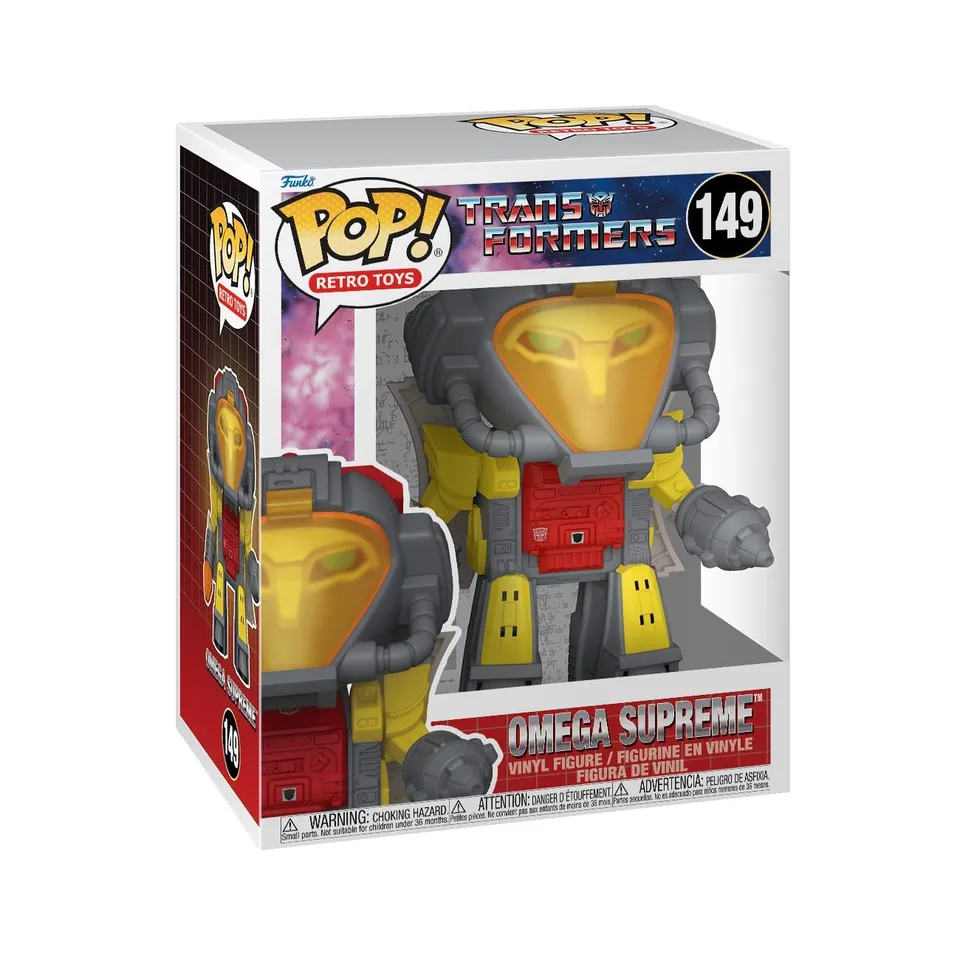 Funko POP Super Transformers Omega Supreme statuetta vinile 15cm