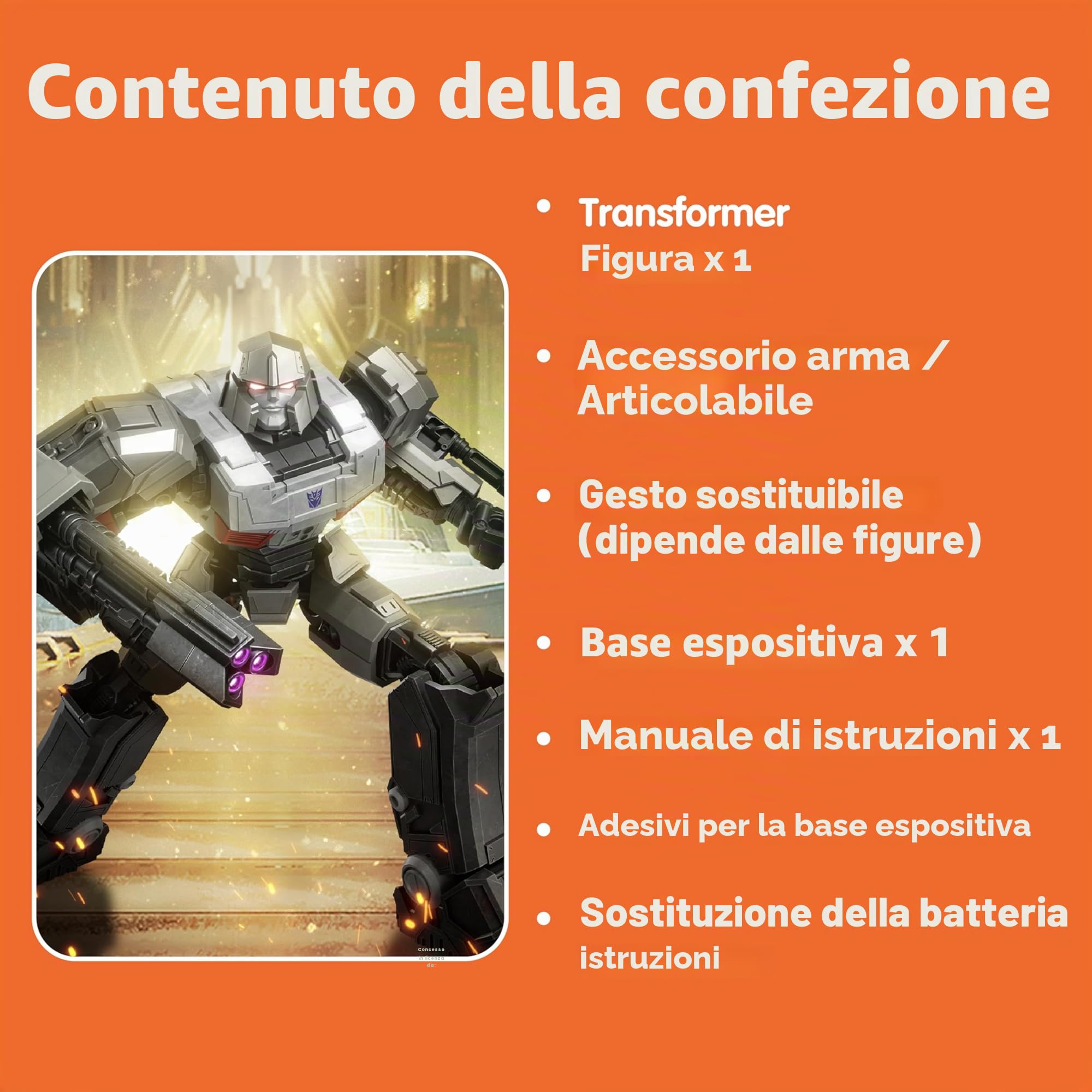 Transformers Classic Class 12 Megatron Model Kit 71 Pezzi