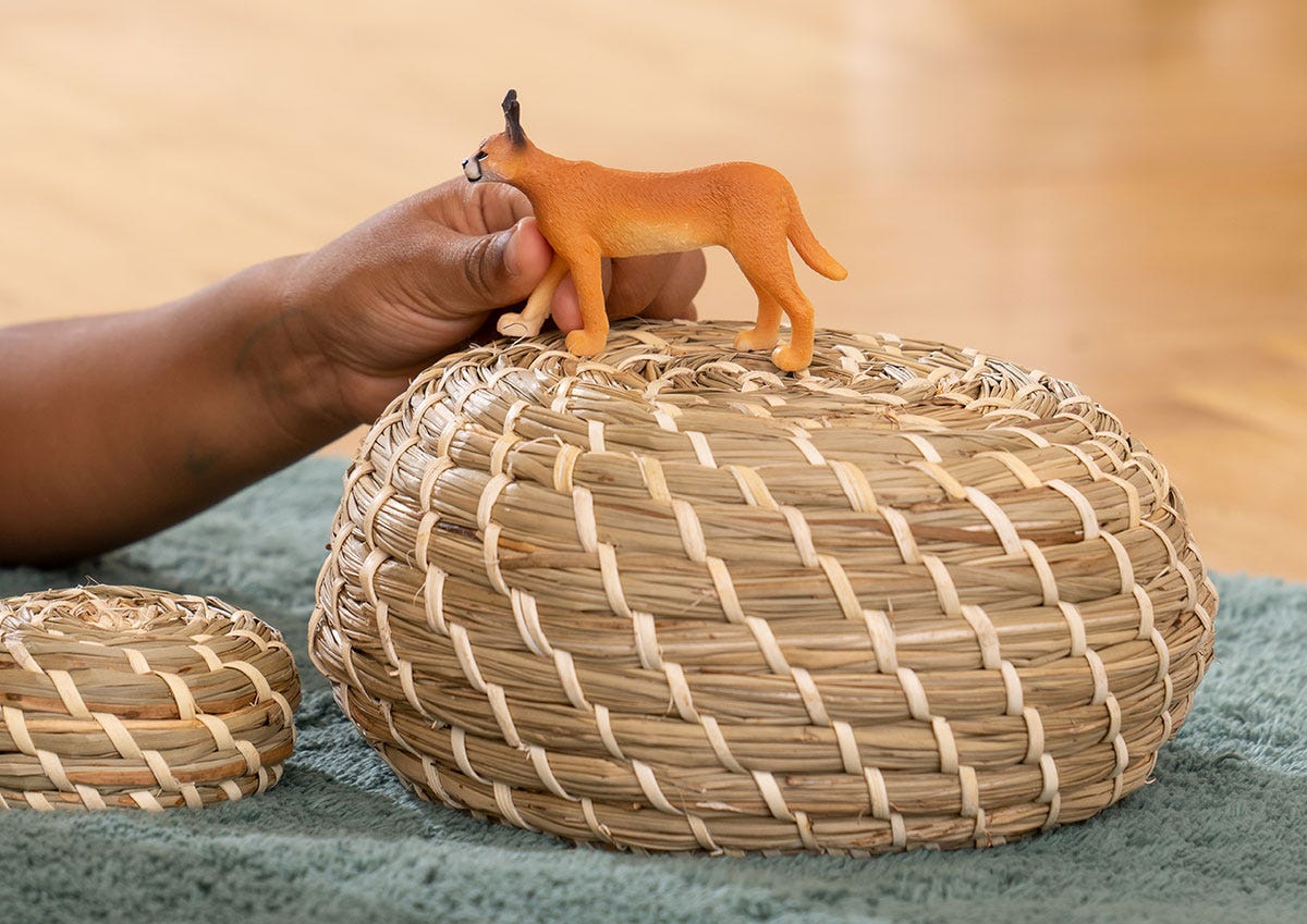 Schleich Wild Life Caracal femmina animale giocattolo steppa