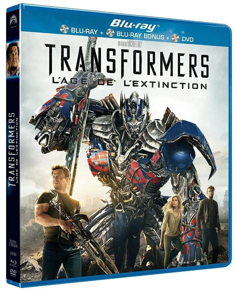 Transformers L'Età dell'Estinzione Blu-ray + DVD 3 dischi bonus