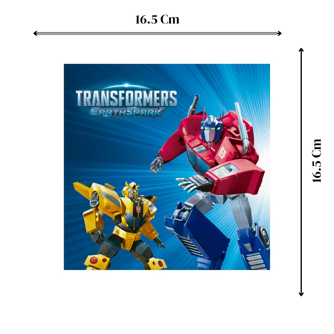 Transformers tovaglioli carta 33 cm 20 pezzi festa bambini