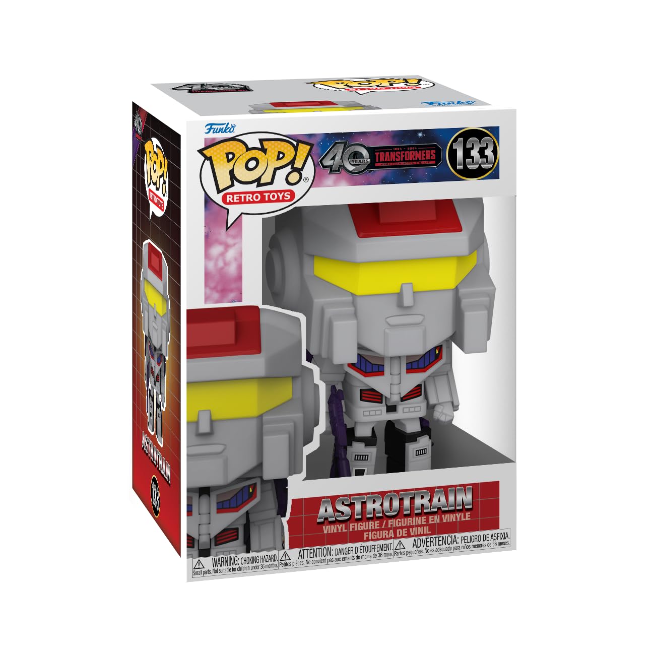 Funko Pop! Retro Transformers G1 Astrotrain figura vinile 9,5 cm