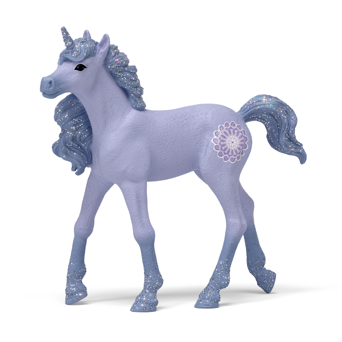 Schleich Bayala Iris puledro unicorno figura viola fiore