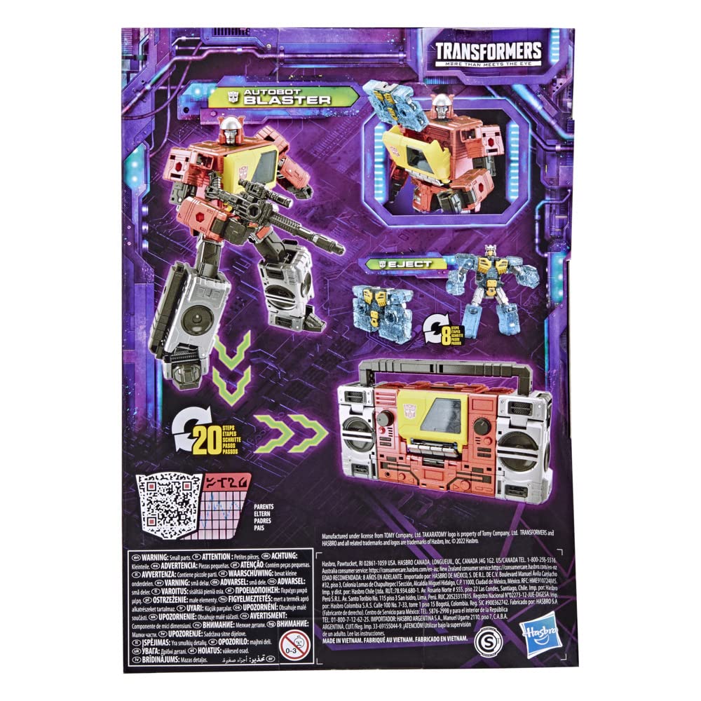 Transformers Legacy Voyager Autobot Blaster Eject action figure 17,5 cm