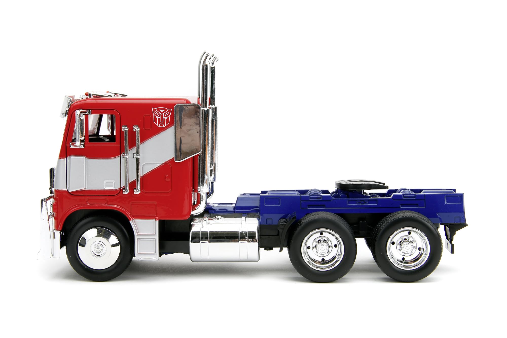Transformers T7 Optimus Prime camion modellino 1:24 rosso-blu 27cm