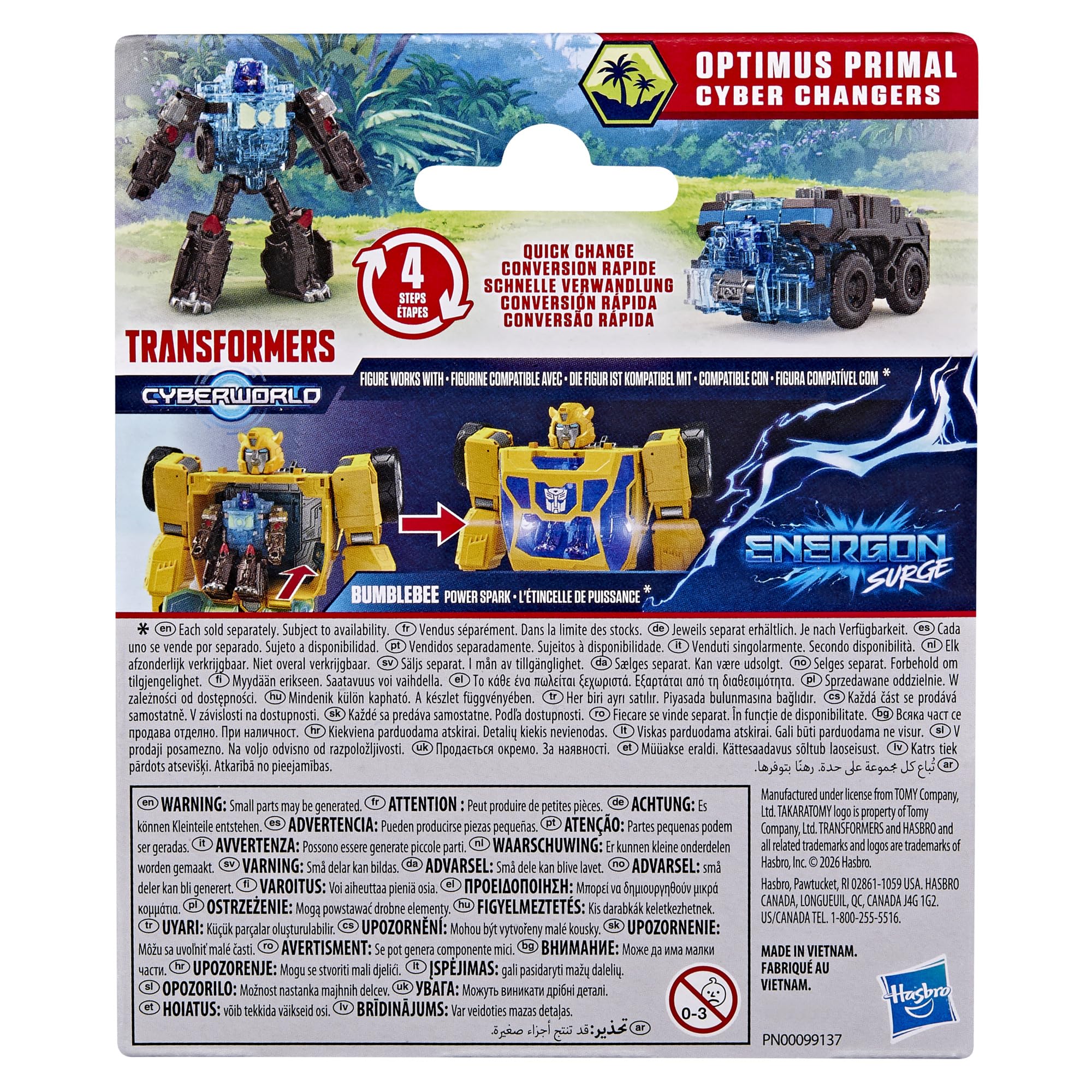 Transformers Generations Optimus Primal action figure 10 cm camion