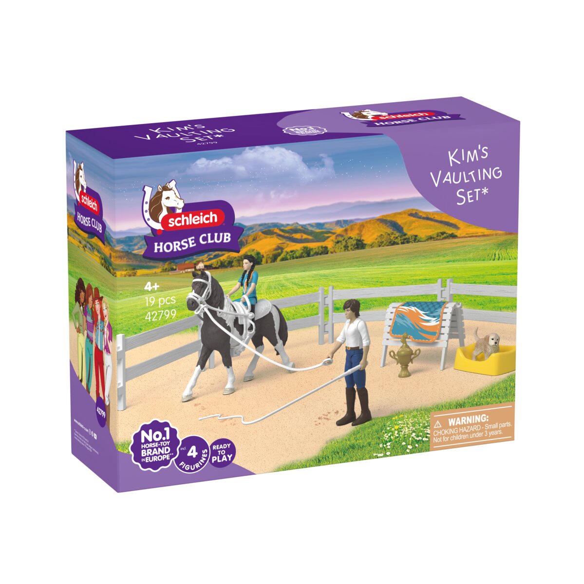 Schleich Horse Club Kim set volteggio cavallo 42799