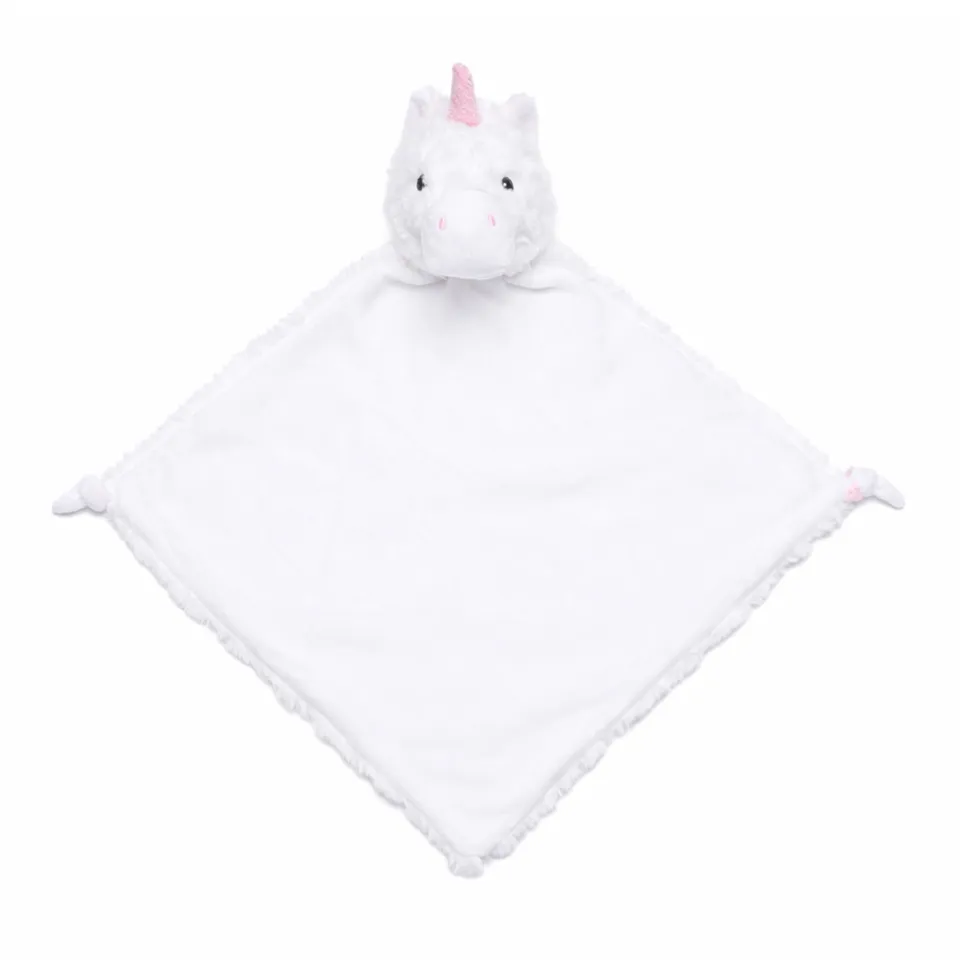 Cubbies Blankies Unicorn Blankie dou dou unicorno fatto a mano