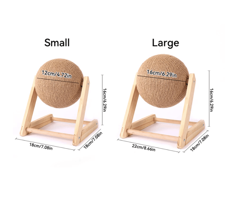 ToyalFriends Pet Beds tiragraffi palla sisal small per gatti