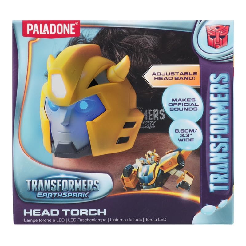 Paladone Transformers Bumblebee torcia frontale LED con suono