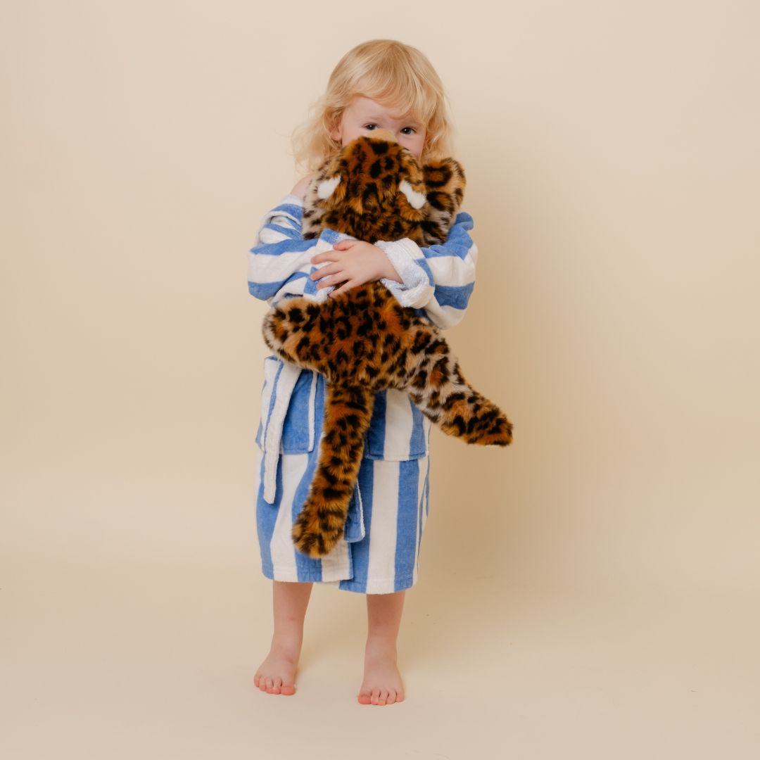 La Pelucherie Jungle Leopardo Sasha peluche morbido 35cm maculato