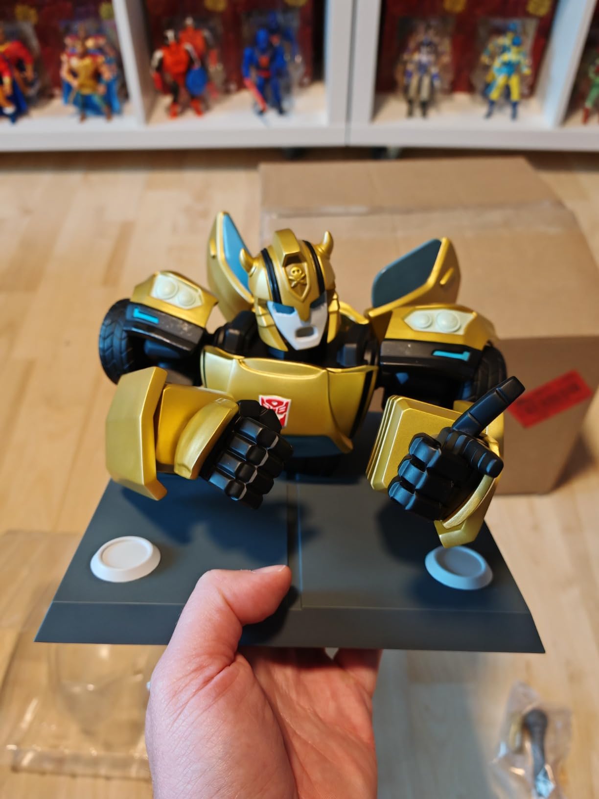 Transformers Bumblebee Emcee statua vinile 20 cm Quiccs oro