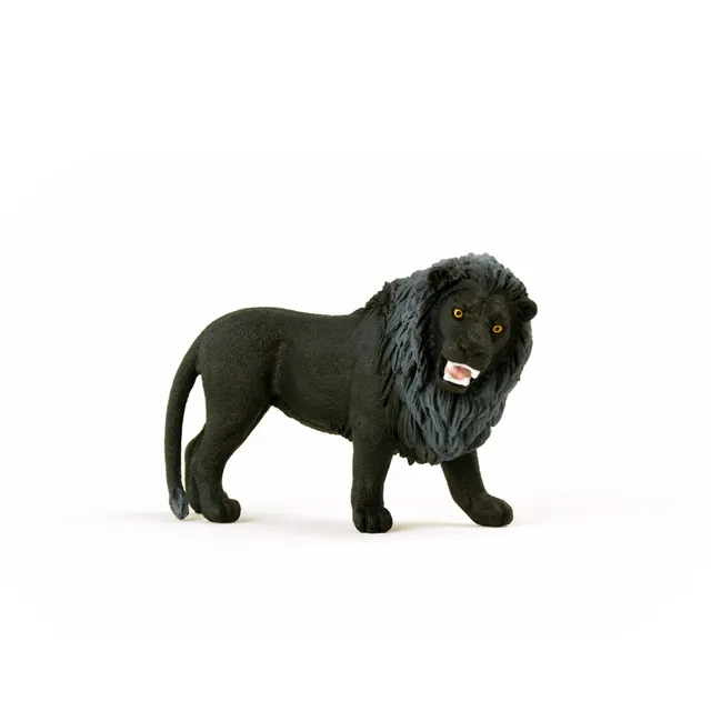 Schleich WILD LIFE Black Lion action figure ruggente