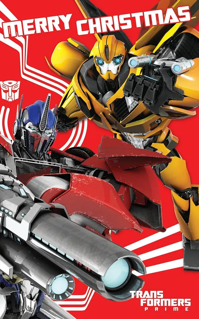Transformers Collectibles Biglietto Natale ufficiale regalo