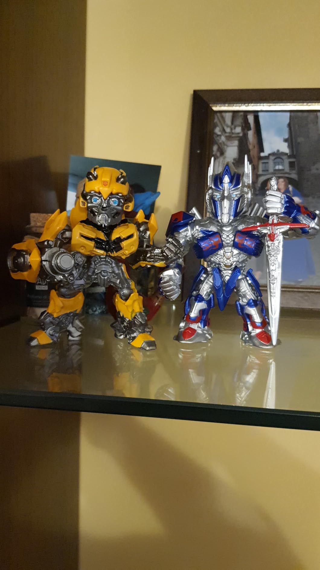 Transformers Bumblebee statuetta die-cast 10 cm gialla