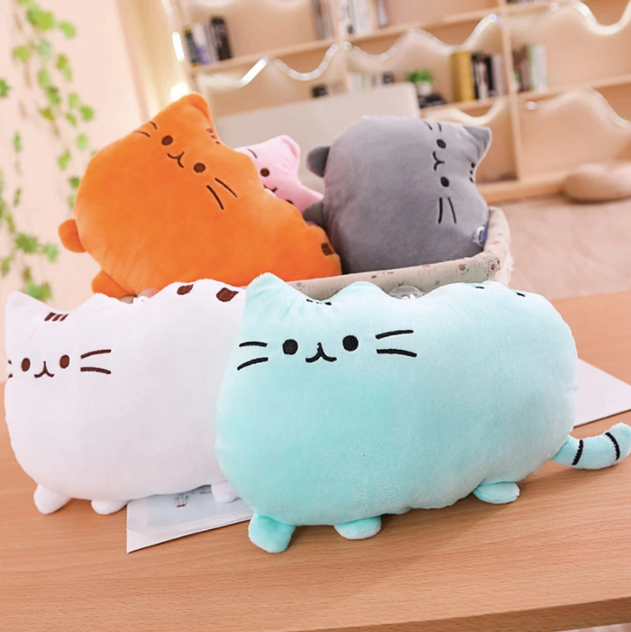 ToyalFriends Cats Kitten peluche gatto 40cm grigio cuscino