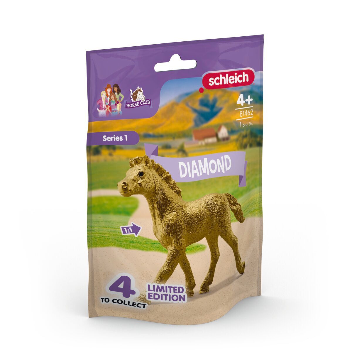 Schleich Horse Club 81462 Puledro Diamond figura oro