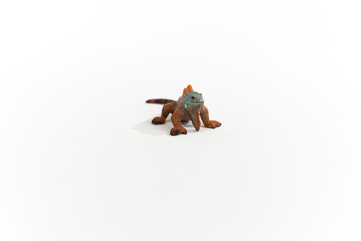 Schleich Wild Life Iguana 14854 Action Figure Rettile Coda Lunga