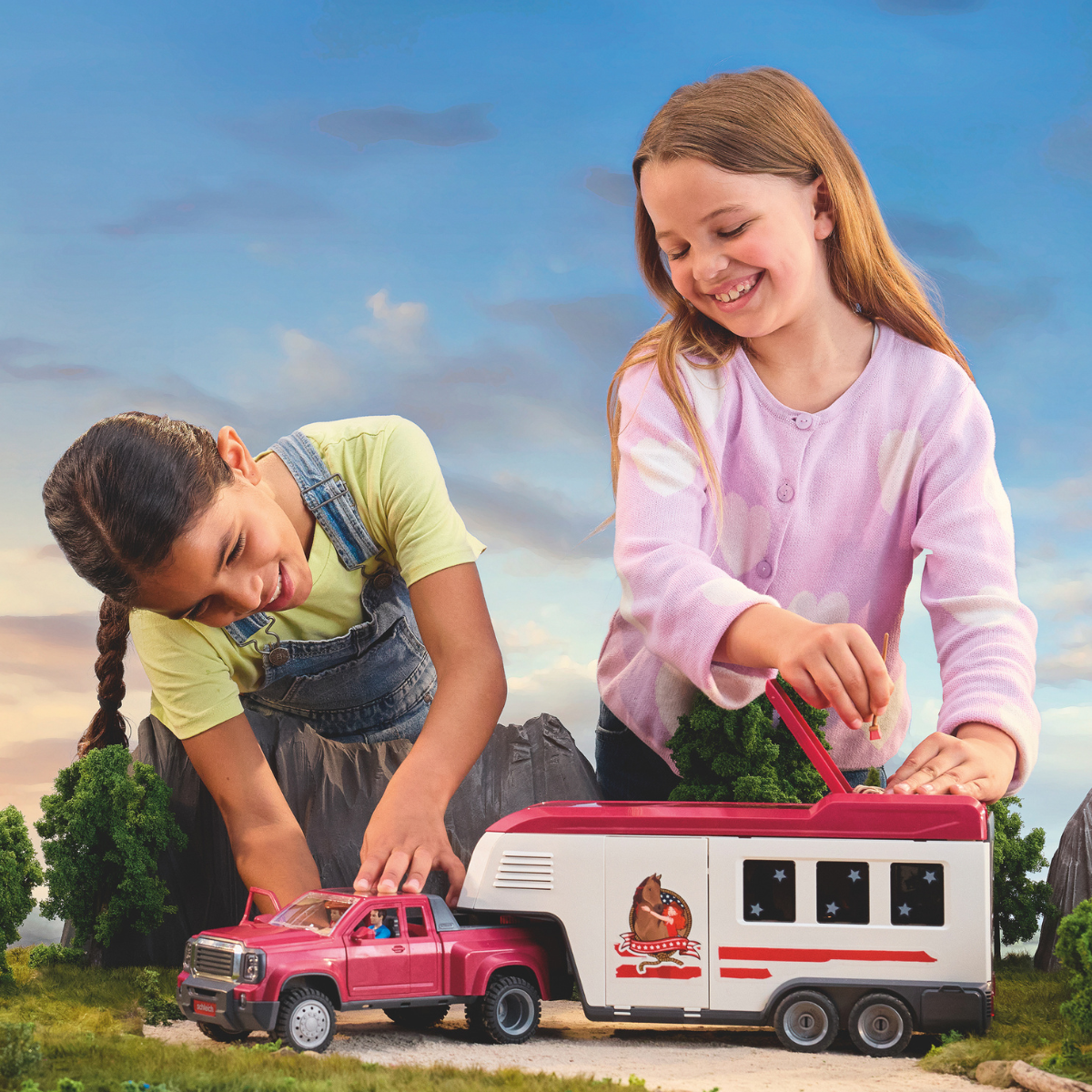 Schleich Horse Club 42705 camion Lakeside rimorchio