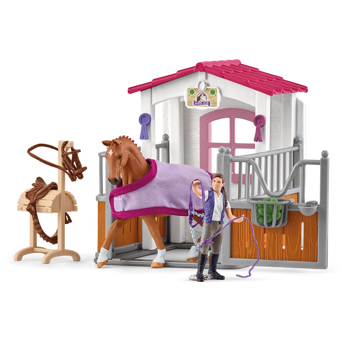 Schleich Horse Club Postazione Lavaggio Box Cavalli 72177