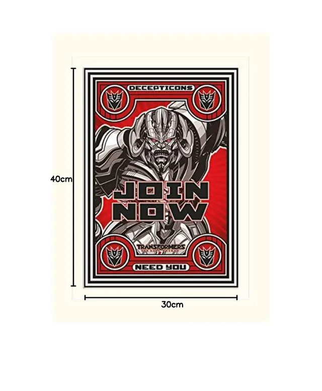 Transformers Ultimo Cavaliere stampa 30x40 multicolore