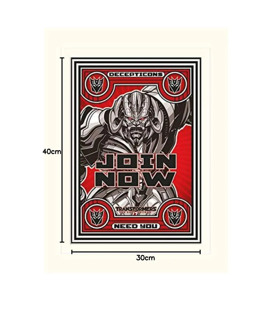 Transformers Ultimo Cavaliere stampa 30x40 multicolore