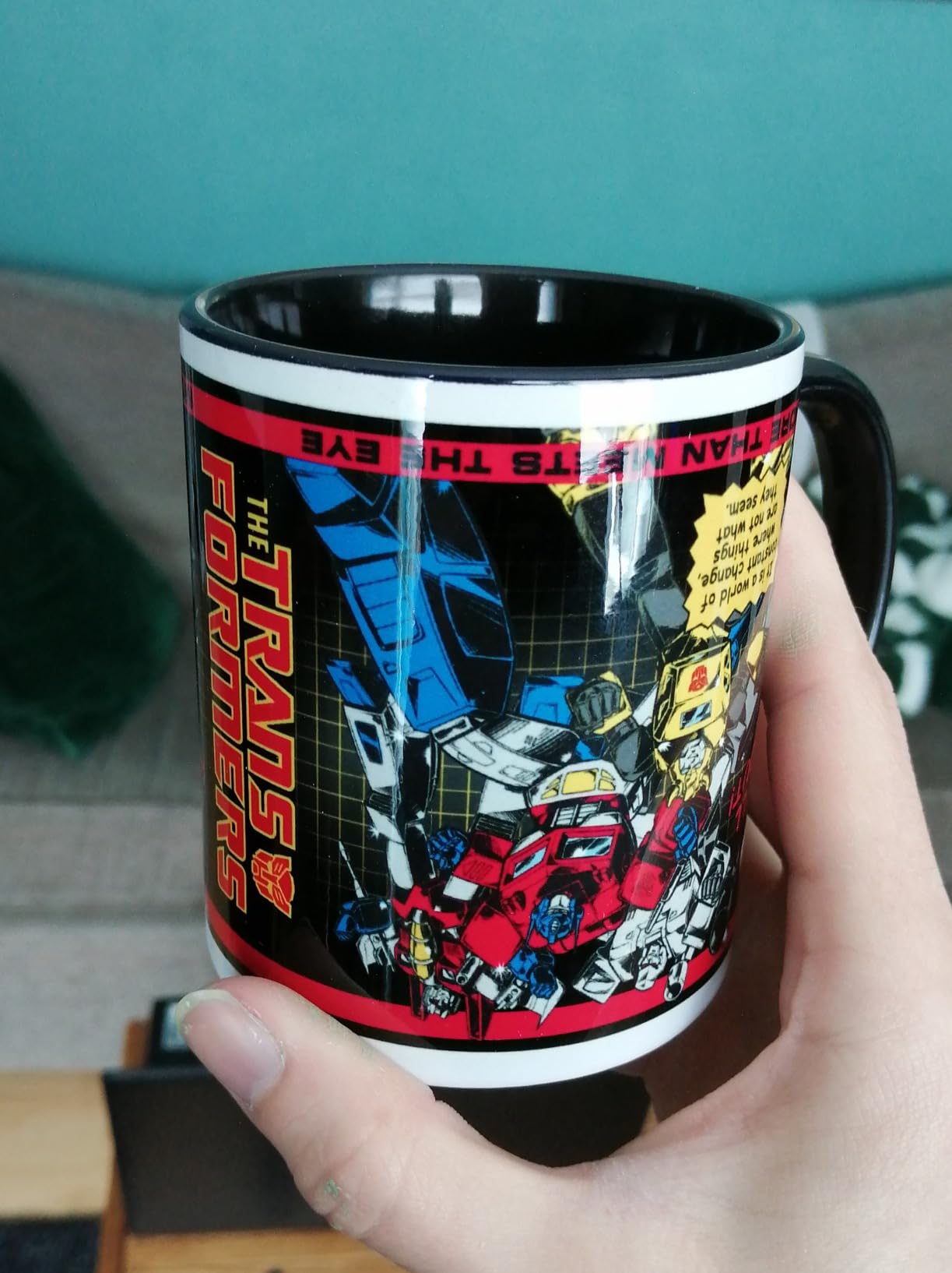 Transformers More Than Meets Eye tazza ceramica nera 325 ml