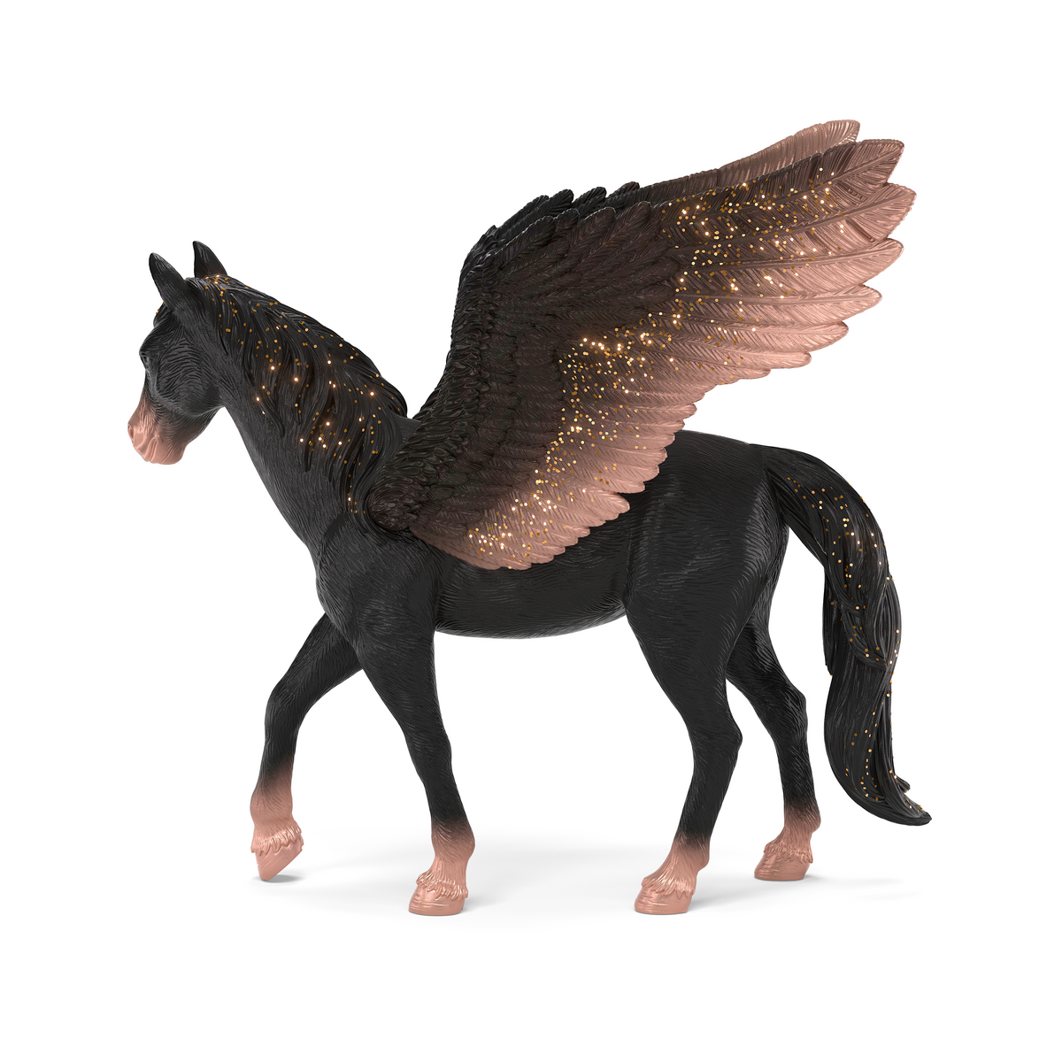 Schleich Bayala Pegaso Stardust Metallic Edition statuetta nero