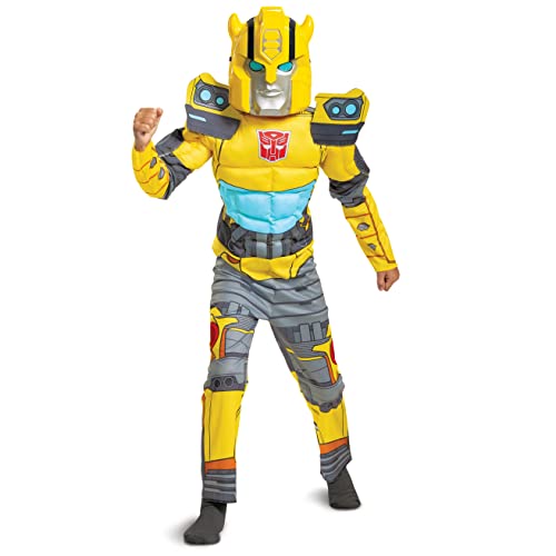 Transformers Bumblebee costume bambino muscoloso M 7-8 anni