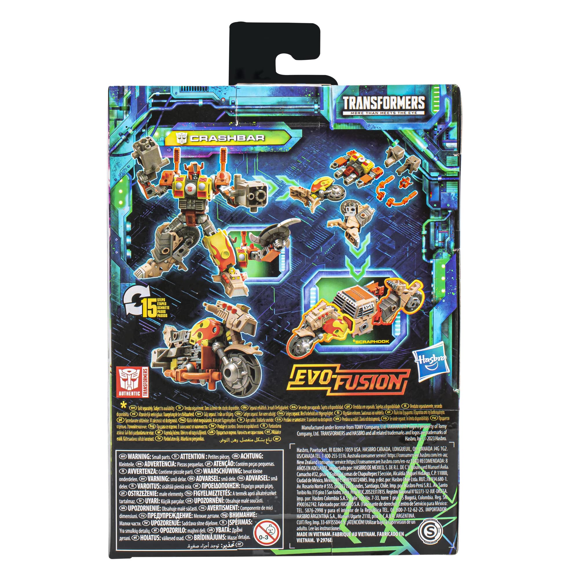 Transformers Legacy Crashbar action figure 14 cm moto