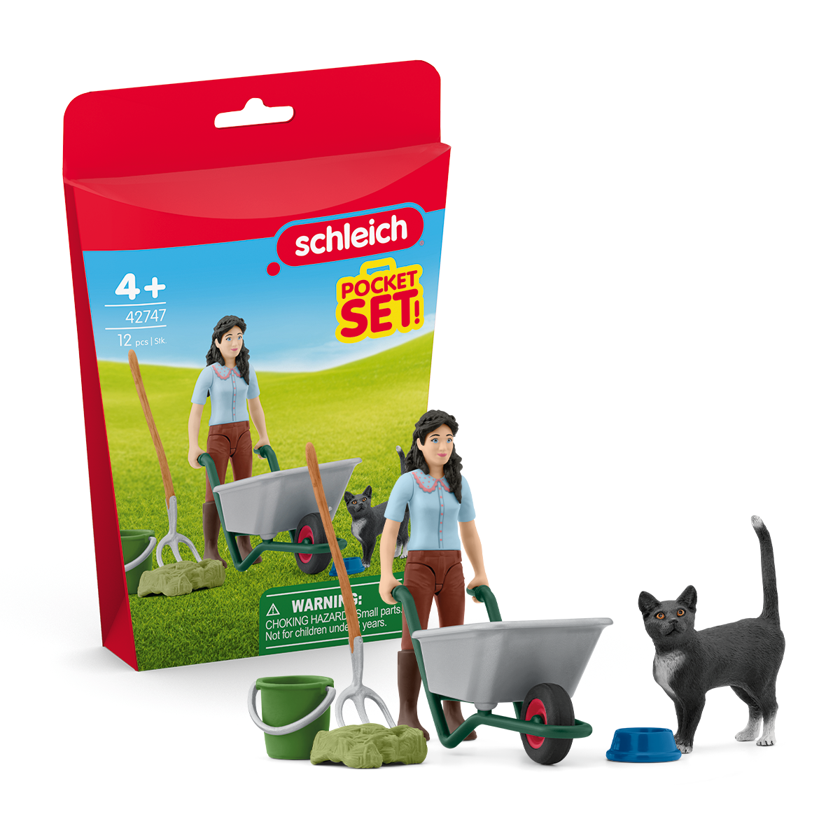 Schleich Horse Club Set Pulizia e Cura 42747 action figure
