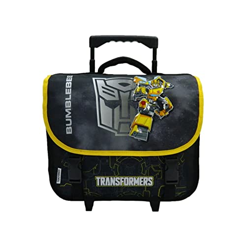 Bagtrotter Transformers Bumblebee cartella con ruote 38 cm nero
