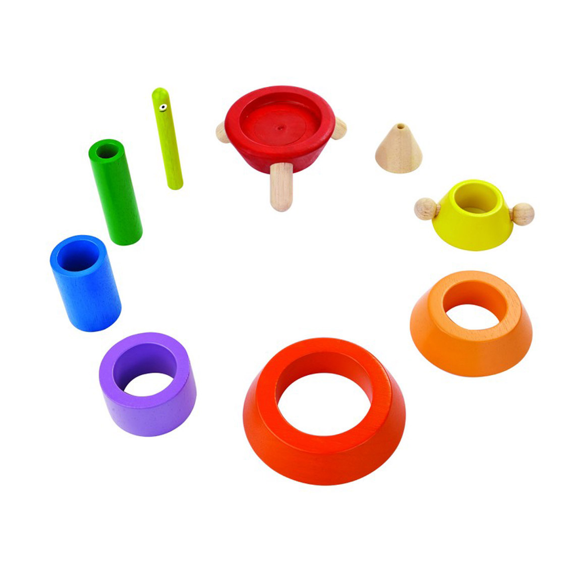 Kreativa Stacking Pyramid Rocket piramide razzo impilabile