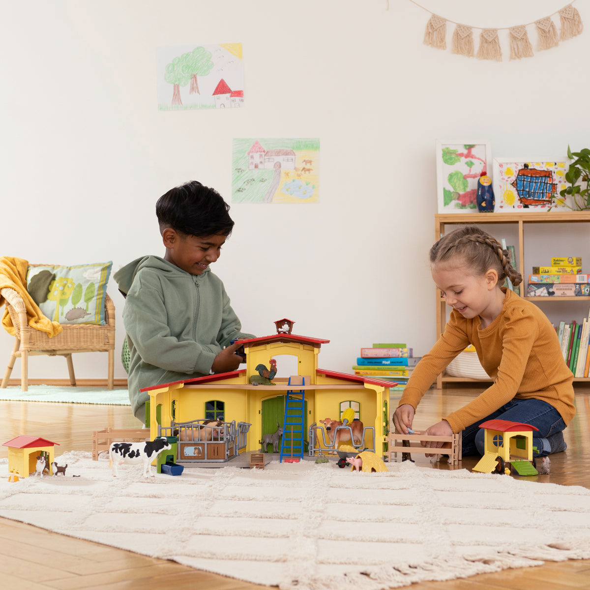 Schleich Farm World 42573 cuccia per cani playset