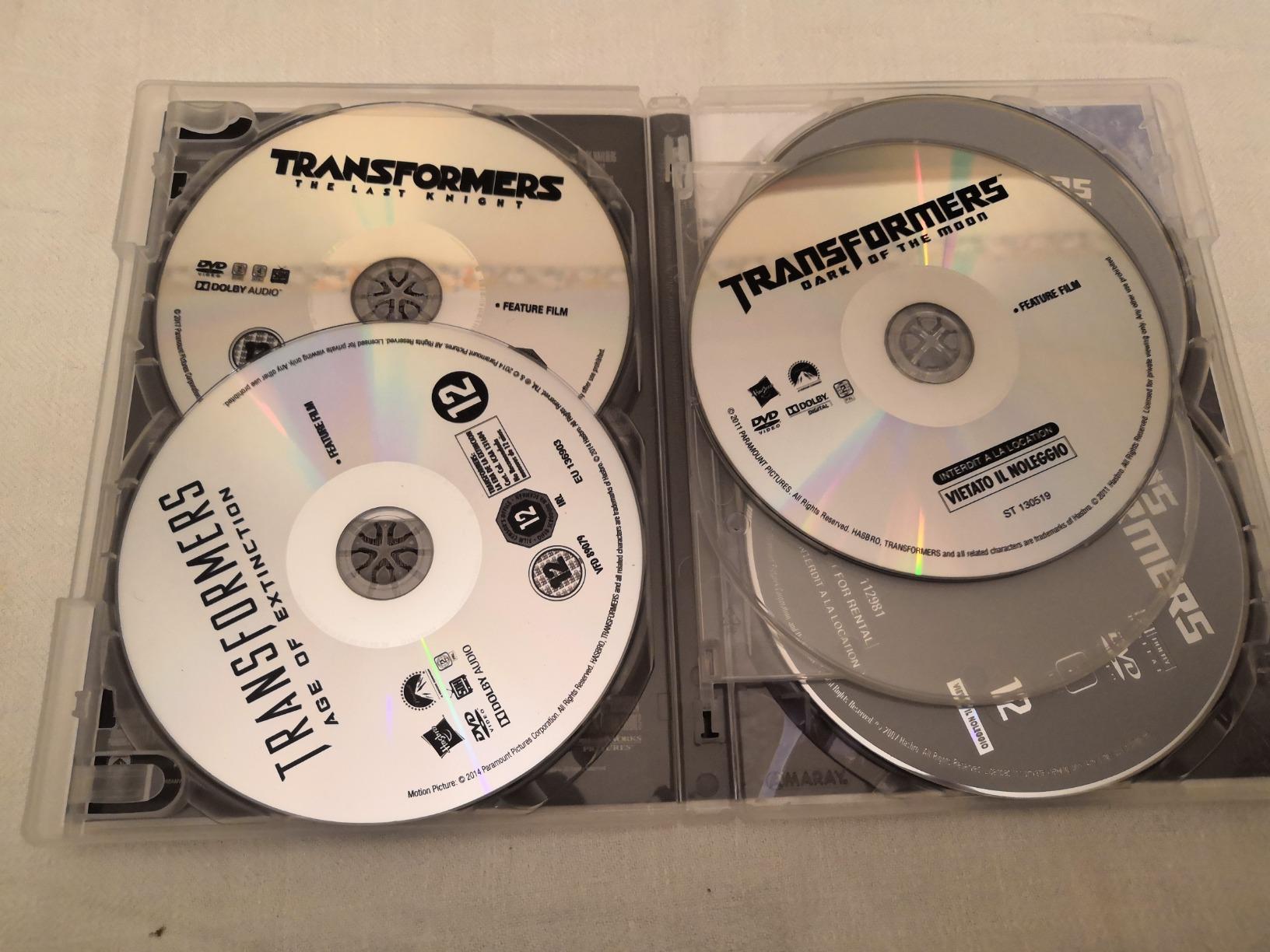 Transformers Collezione cofanetto 5 DVD saga film