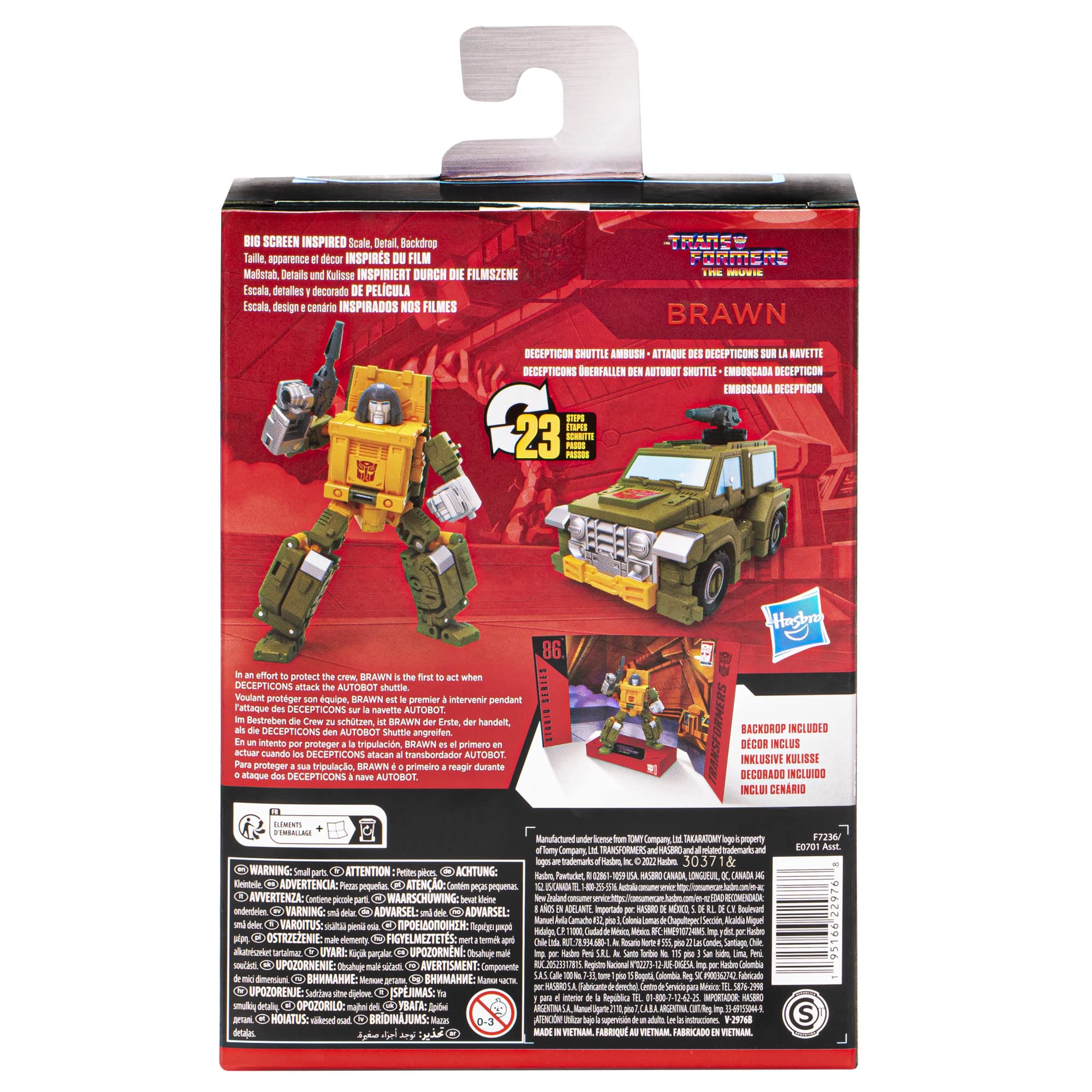Transformers Studio Series Brawn 86-22 action figure Deluxe 11 cm