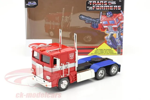Transformers Jada Optimus Prime camion die-cast 1:24 metallo