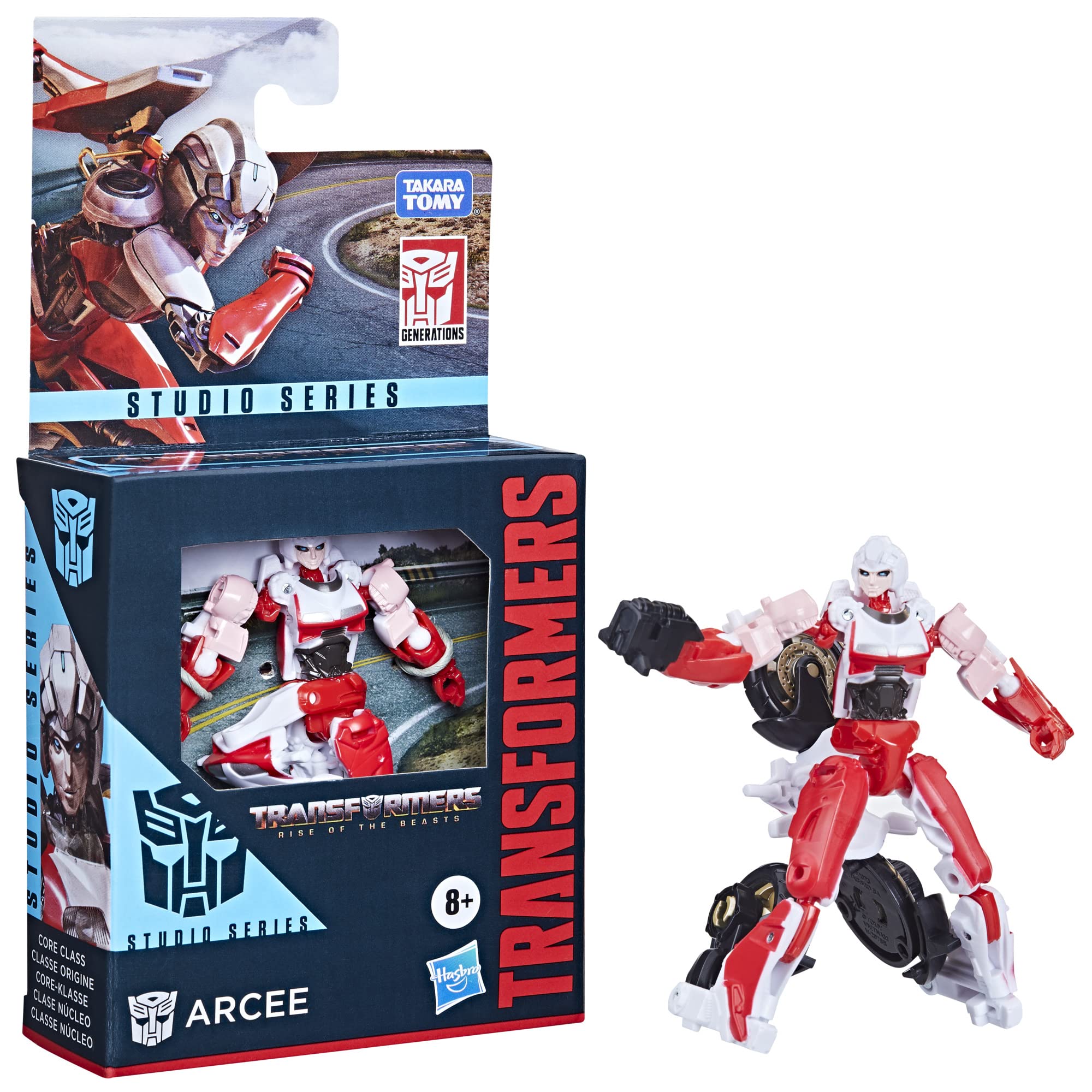 Transformers Studio Series Arcee action figure 8,5 cm moto